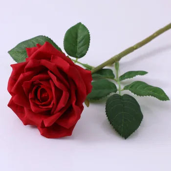 4Pcs Curl Krašto Drėkinamasis Rožių Latekso Nekilnojamojo Touch Dirbtinės Gėlės Vestuvių Rožių Puokštė Šalies Namų Puošybai Netikrą Gėlės