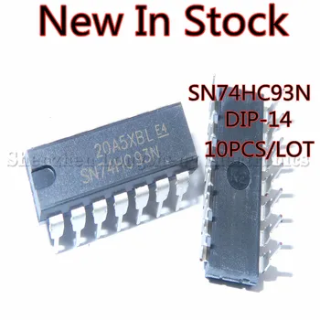 10VNT/DAUG NAUJŲ HD74HC93P SN74HC93N 74HC93 DIP14 4-bitų dvejetainis counter dozatoriumi
