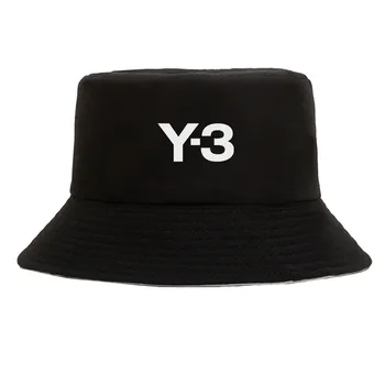 Nauja bucket hat karšto klasikinis 3y johji yamamoto Flat Top Kvėpuojantis Kibirą Skrybėlės Unisex Vasaros Spausdinimo Fisherman ' s Hat