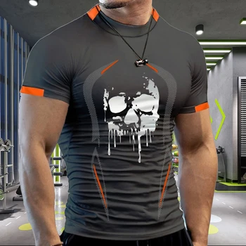 2022 vyriški Bėgimo Stora-FittinMe Trumpas Rankovės Kvėpuojantis Sporto Marškinėliai Vyrams Suspaudimo O Kaklo Quick Dry T-shirt Fitneso Salė Viršų