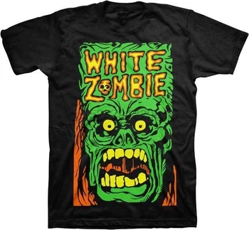 White Zombie Monstras Klykauti S-M-L-Xl-2Xl Nauja europos sąjungos Oficialusis Rob Zombiemen Marškinėliai, Topai Trumpas Rankovės Medvilnės Fitneso T-Shirt