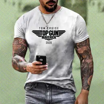 Negabaritinių Vyrų Vintage Marškinėliai Filmą T-Shirt Viršuje 2023 Naujas Juodos spalvos trumpomis Rankovėmis 3D Spausdinimo Asmenybės Mados Atsitiktinis O-Kaklo Summ