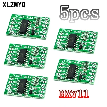 5vnt XFW-HX711 Svėrimo Sensor Dual-Channel 24 Bitų Tikslumo A/D Modulis Slėgio Jutiklis HX711 Svėrimo Jutikliai Elektroninių Masto