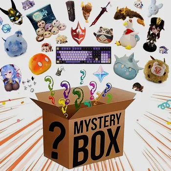 Žaidimas Genshin Poveikio Cosplay 100% Super Staigmena Mystery Box Pagalvę Žaislas Pav. Pakabukas Kaukė Pelės Mygtukai Helovinas Rekvizitai Kalėdos Dovanas