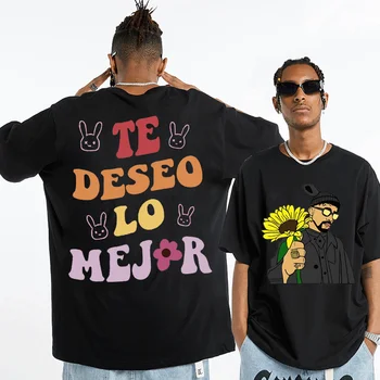2022 Blogas Katytė El Ulitimo Kelionių Del Mundo Kelionių Te Deseo Lo Mejor Spausdinti Marškinėliai Vyrams Gatvės Hip-Hop Negabaritinių trumpomis Rankovėmis T-shirt