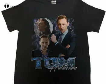 Naujas Tom Hiddleston 90-ŲJŲ Vintage Marškinėliai Medvilniniai Marškinėliai