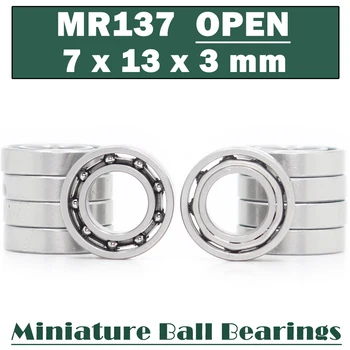 MR137 Atviras Guolis ( 10 VNT.) 7*13*3 mm, Miniatiūriniai MR137-Atidaryti Rutuliniai Guoliai