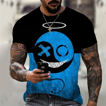Keturis ketvirčius vyriški T-shirt 3D atspausdintas dabartinę Y2K drabužius gydymo produktus, vyriški T-shirt prabanga T-shirt 2022