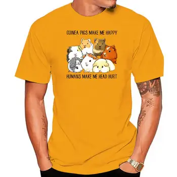Vyrai Juokingi Marškinėliai Mados marškinėlius kiaulytes Padaryti Mane Laiminga Žmonėms, Kad Man Galvą Skauda Moterims t-shirt