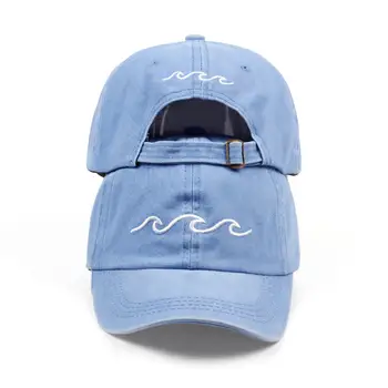 2018 m. naujo dizaino tėtis kepurės moterims, vyrams, jūros bangų beisbolo kepuraitę aukštos kokybės unisex mados tėtis skrybėlės naujas sporto skrybėlės