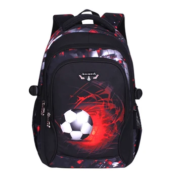 spausdinti futbolo kuprinę vaikas anime kuprinė kelionės krepšys soccers mokyklos maišeliai paauglių berniukų mochila pieno stiklo infantil menino