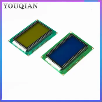 128*64 TAŠKŲ LCD modulis 5V mėlynas ekranas 12864 LCD su apšvietimu ST7920 Lygiagrečiai uosto LCD12864 už arduino