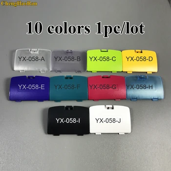 ChengHaoRan 10 spalvas pasirinkti 1pc Už Gameboy SPALVA GBC Baterijos Dangtelio Dangteliui Duris, GBC OEM Žaidimų Pultai, atsarginės dalys