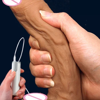 Karšto Visiškai Automatinis Didelis Vibracijos Dildo Realistiškas Penis Siurbtukas Penis Vibratorius Moterims Vibratorių Varpos Suaugusiųjų Sekso Žaislai Moterims.