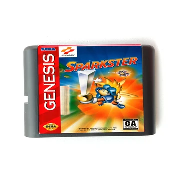 Sparkster Rocketknight Nuotykiai 2 16 bitų MD Atminties Kortele Sega Mega Drive 2 SEGA Genesis Megadrive
