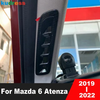 Dėl Mazda 6 Mazda6 Atenza 2019 2020 2021 2022 Anglies Priekiniai Ramstis, Oro Kondicionavimas Ventiliacijos Angos Dangtelio Apdaila, Interjero Priedai