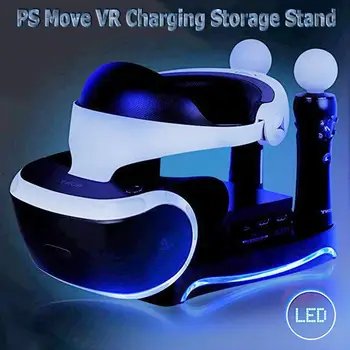 4 1 PS4 PS Move VR Antros Kartos Krovimo Sandėliavimo Stovėti PSVR Priedai Ausinės Laikiklis PS VR Perkelti Vitrina r30