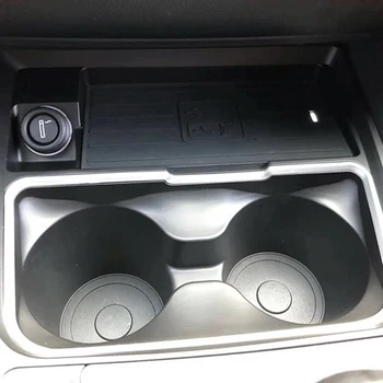 15W Automobilių belaidžio telefono kroviklį greitas įkroviklis įkrovimo pagalvėlę plokštė telefono turėtojas BMW 3 4 Series F30 F31 F32 F33 F34 F35 F36 F82
