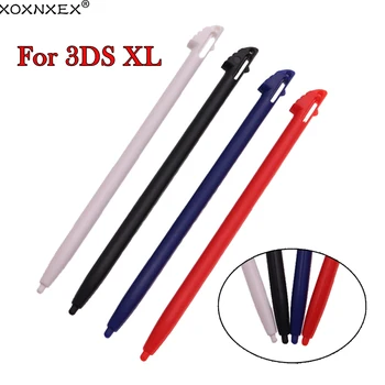 XOXNXEX 4pcs Pakeitimo Juoda Balta Raudona Mėlyna Plunksna Nintendo 3DS XL LL Jutiklinio Ekrano Rašikliu