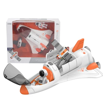 Acousto Regos Purškimo Kosmoso Raketų Žaislas Erdvėlaivis Astronautas Shuttle Kosminės Stoties Raketų, Aviacijos Modelį Švietimo Žaislai Vaikams Dovanų
