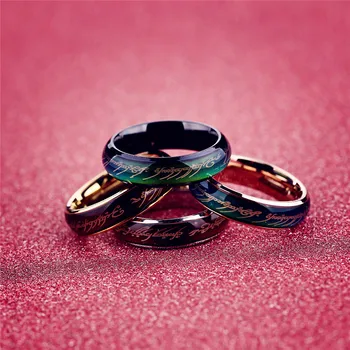 Nuotaikos Žiedas vestuvinis žiedas vyrams Temperatūros keičia Spalvą Žiedai moterims