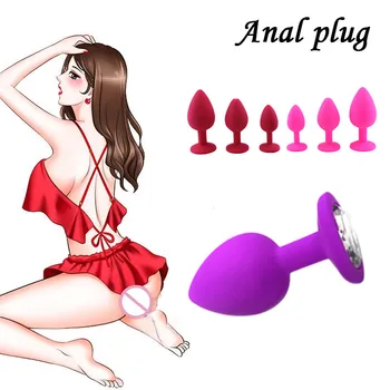 3Size Užpakalis Analinis Kaištis Sekso Žaislai Moterims, Vyrams Minkšto Silikono Erotika Massager Stimuliatorius Dildo Vibratorius Analiniai Žaislai Suaugusių Produkto Plug